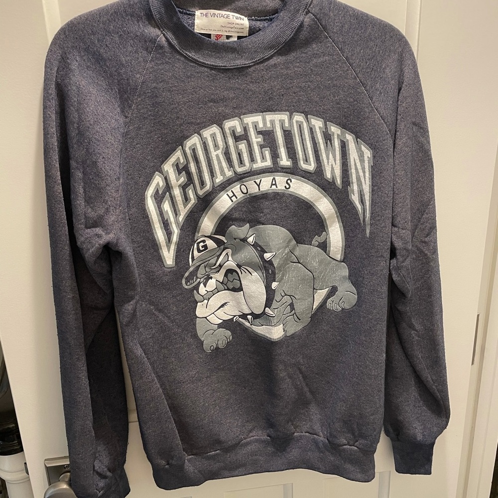 Vintage blue Georgetown sweatshirt